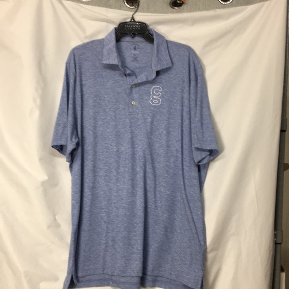 Johnnie-O Mens Top Shelf Blue Polo Shirt Size XL Like-NEW Condition